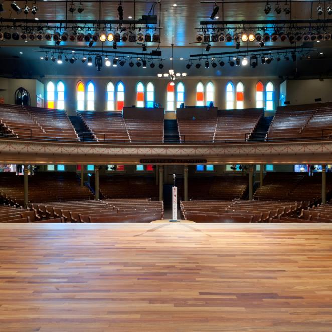 Ryman Auditorium stage