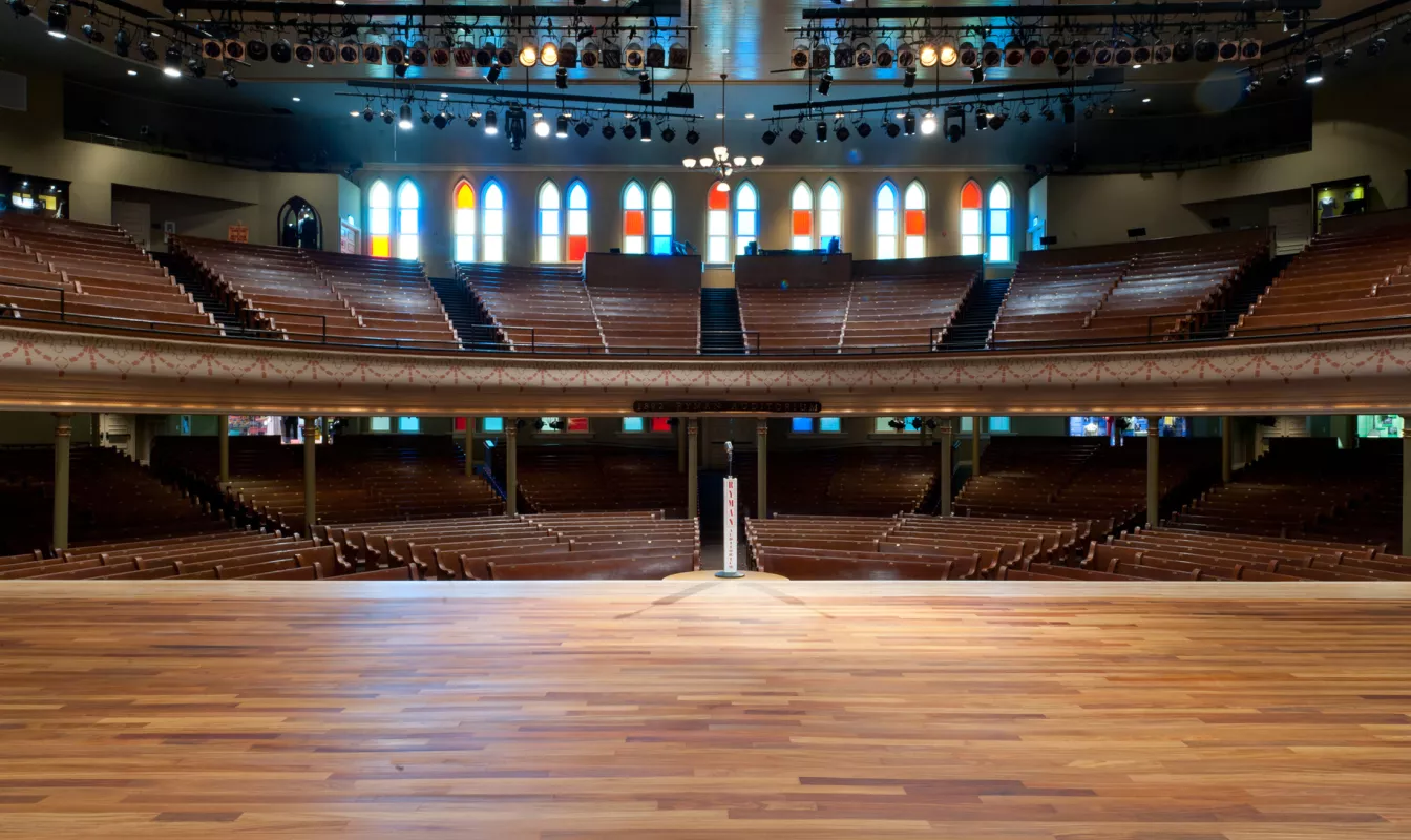 Ryman Auditorium stage