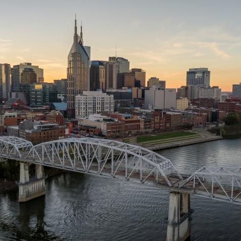 Nashville Skyline at Dusk
